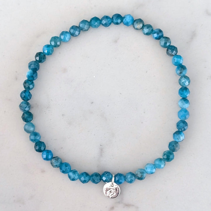 apatite gemstone bracelet
