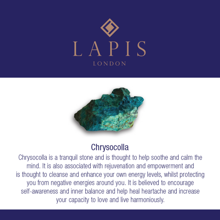 Chrysocolla Gemstone and Gold Bead Bracelet - 3mm Faceted