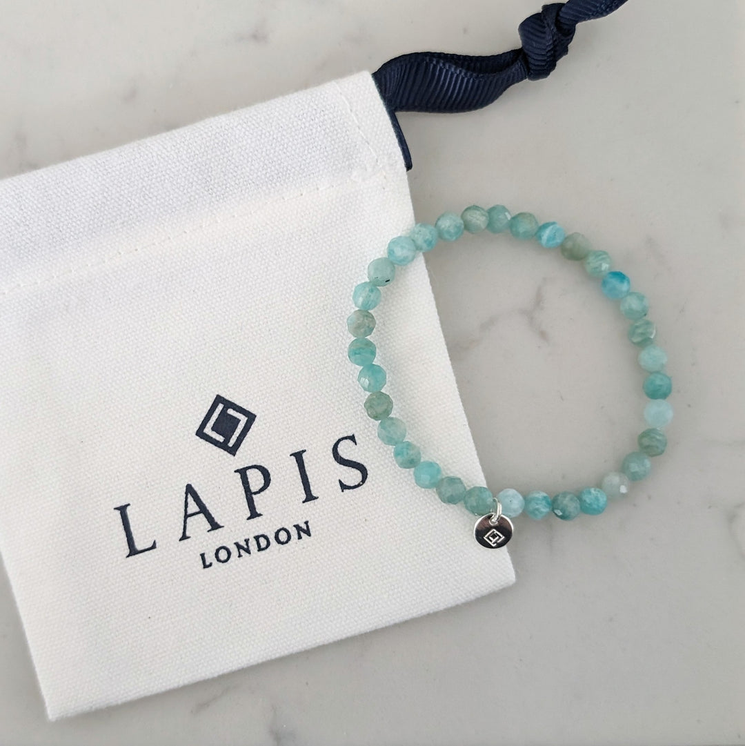 Amazonite children's gemstone bracelet