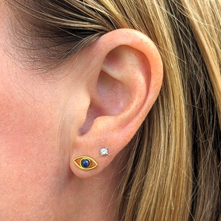 Evil Eye Stud Earrings