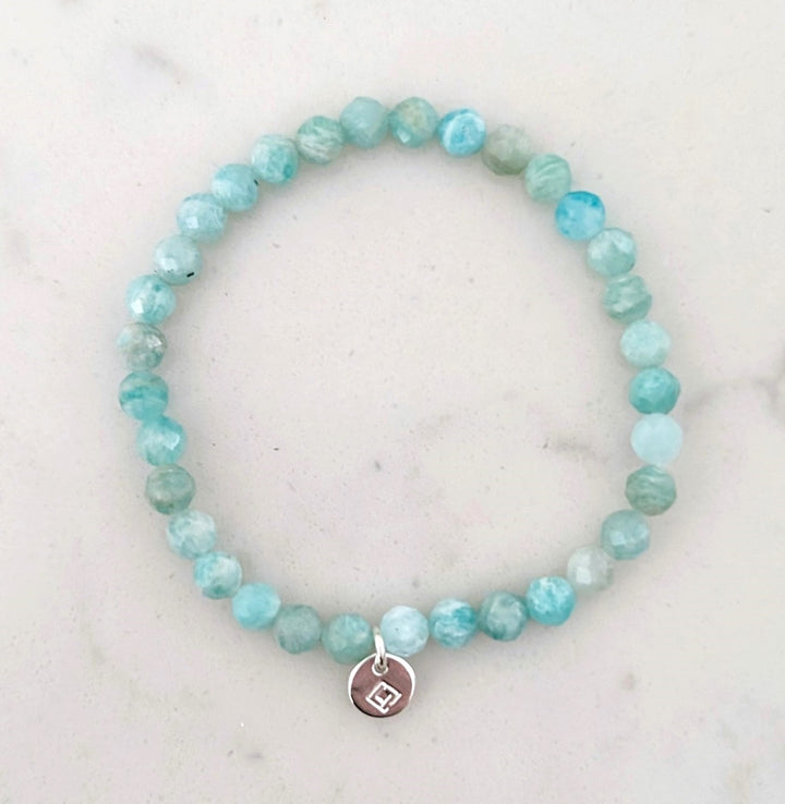 Amazonite children's gemstone bracelet