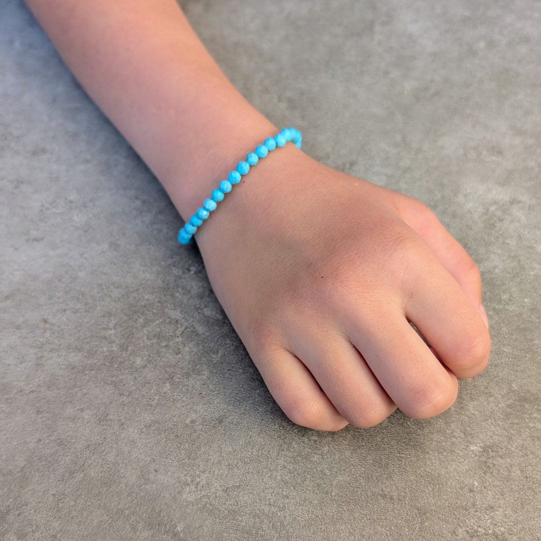 Children's turquoise gemstone bracelet