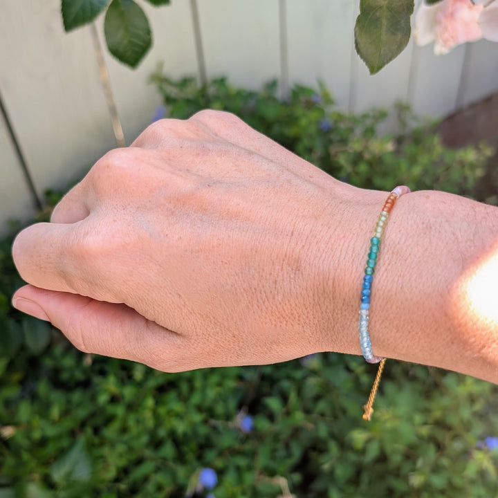 11:11 Rainbow Gemstone Bracelet