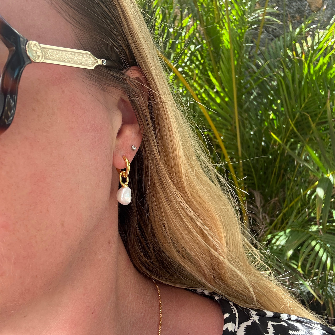 Baroque Statement Pearl Earrings