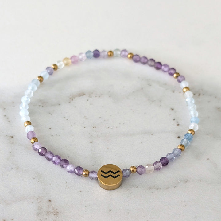 Aquarius Mixed Gemstone Bracelet