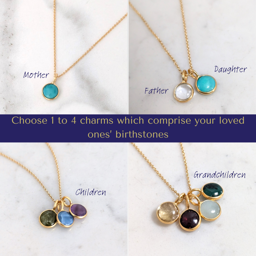 The VIP Friends & Family Birthstone Necklace - Gold