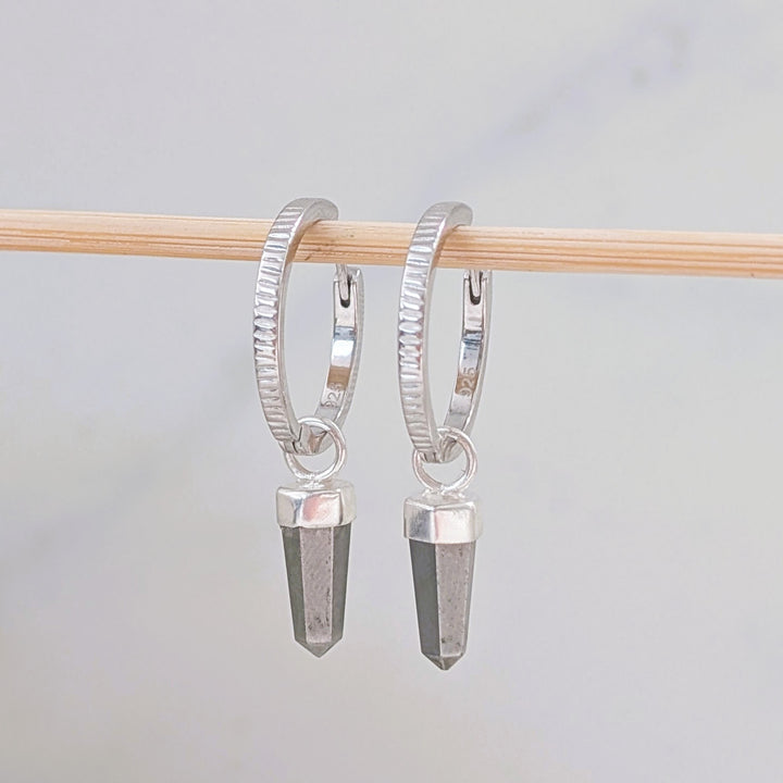 The En Pointe Pyrite Earrings