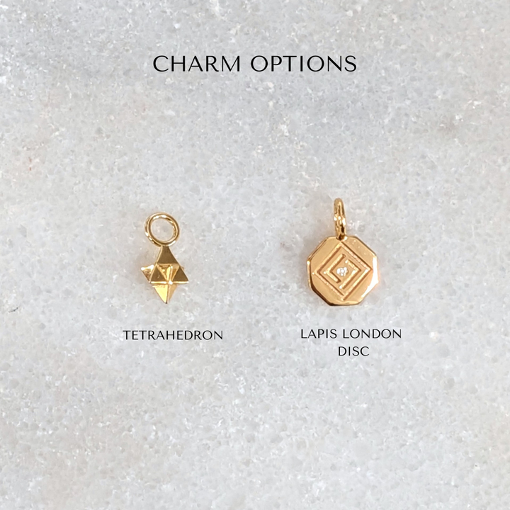 gold necklace charm options