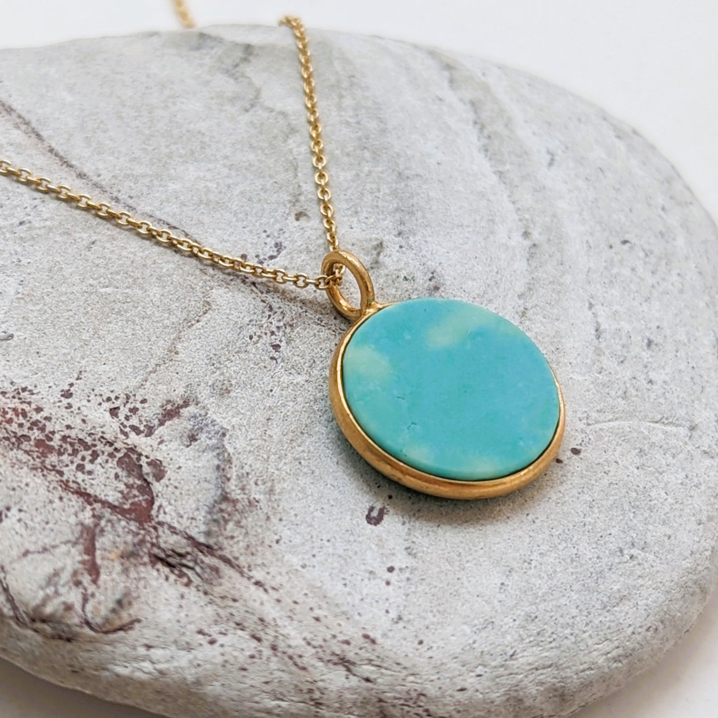 turquoise December birthstone necklace