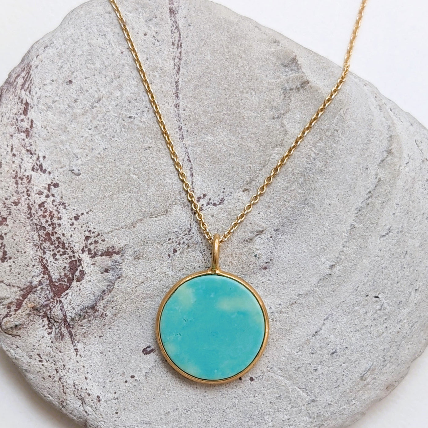 turquoise December birthstone necklace