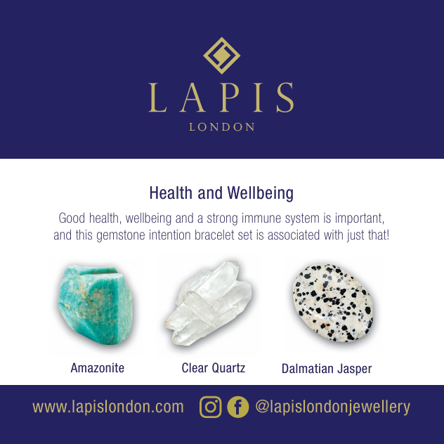 Health and Wellbeing Gemstone Bracelet Set