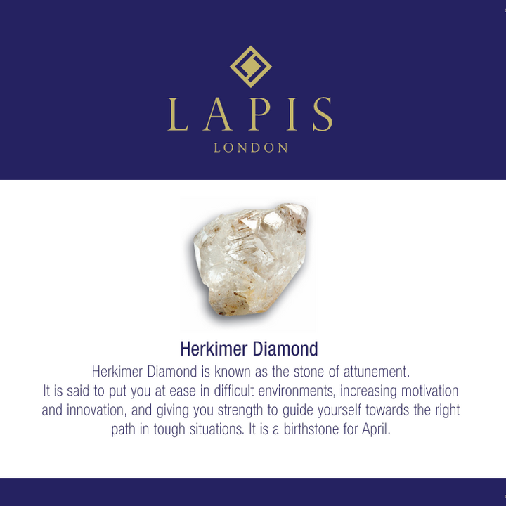 Double Terminated Herkimer Diamond Pendant Necklace