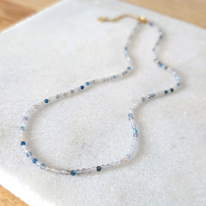 k2 jasper 2mm faceted bead gemstone mecklace 