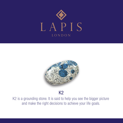 Lapis London K2 jasper gemstone meaning card