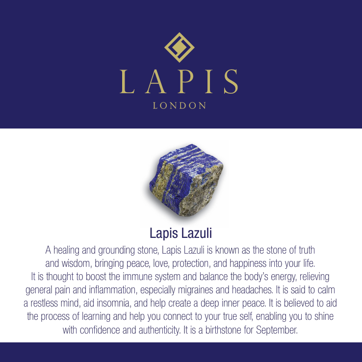 The Trio Star Point Lapis Lazuli Necklace