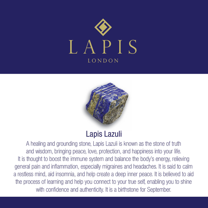 The Trio Star Point Lapis Lazuli Necklace