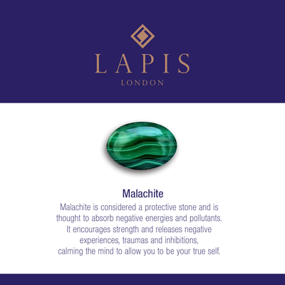Men's Malachite Gemstone Bracelet