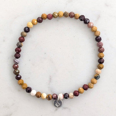 mookaite gemstone bracelet