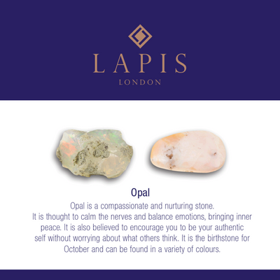 Opal Hoop Earrings - Gold Plated