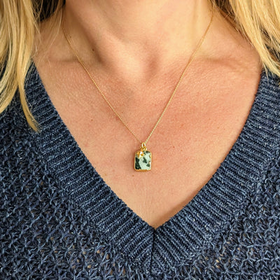 The Duo Tree Agate Necklace