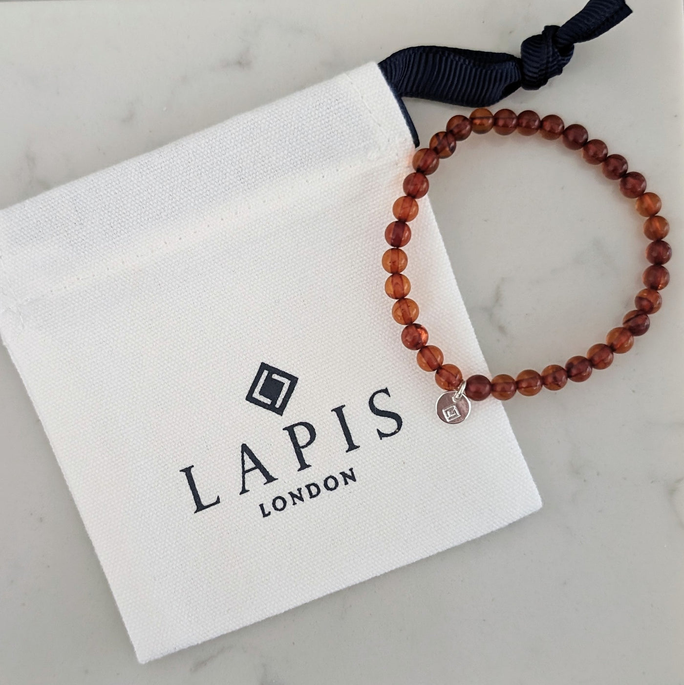 amber children's gemstone bracelet