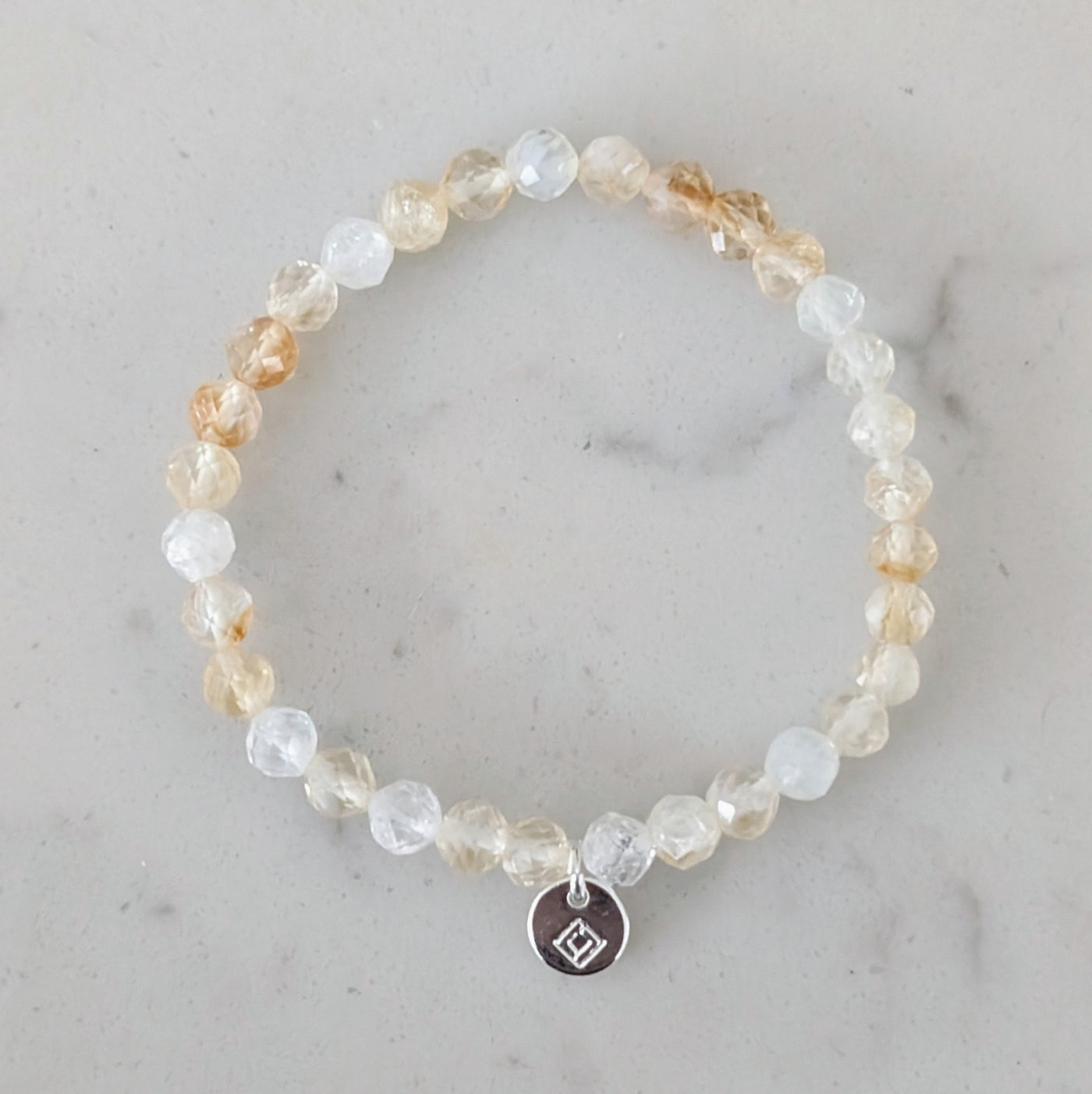 Citrine children's gemstone bracelet