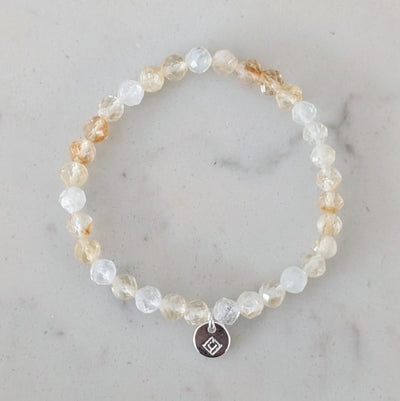Citrine children's gemstone bracelet