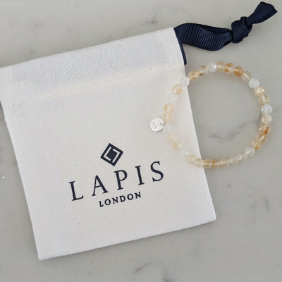 Citrine children's gemstone bracelet