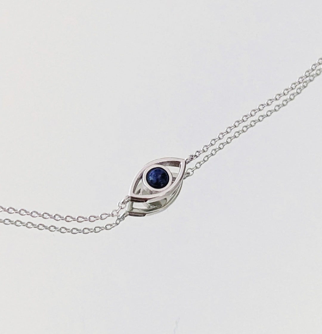 Turkish Evil Eye Bracelet - Blue Evil Eye Protection, Leather & Maple Leaf Punk Style Bangle For Women & Men
