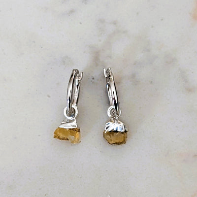    citrinebirthstoneearrings-roughandsmooth_silver  1949 × 1949px  citrine November birthstone earrings