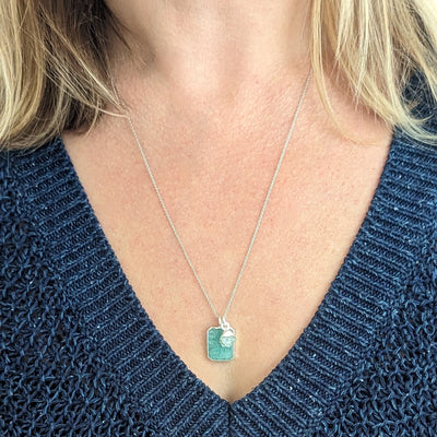 The Duo Amazonite Necklace