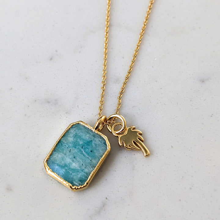 The Duo Amazonite Necklace