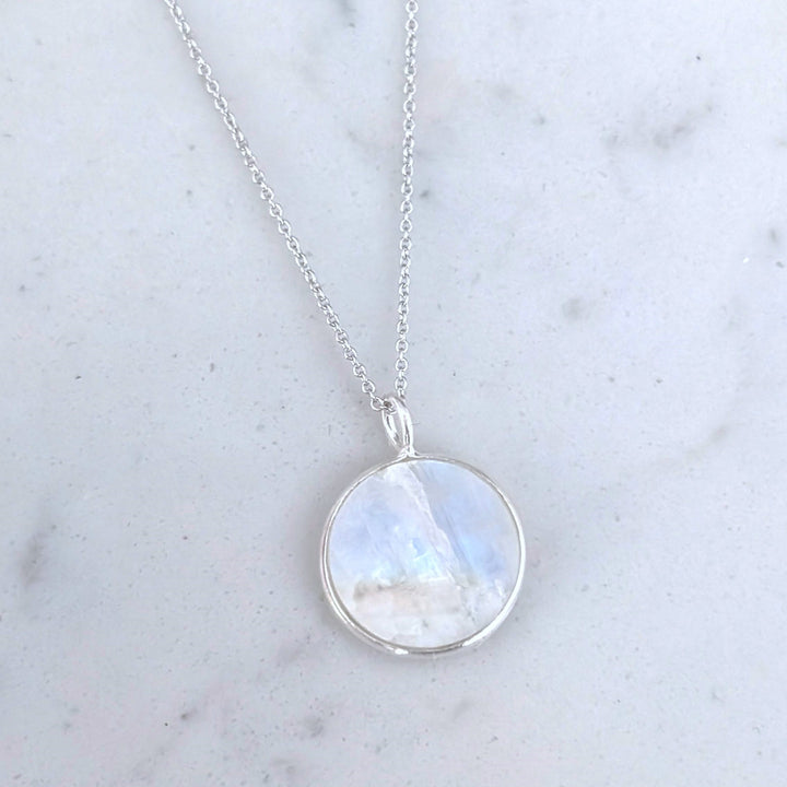 The Circle Moonstone Necklace