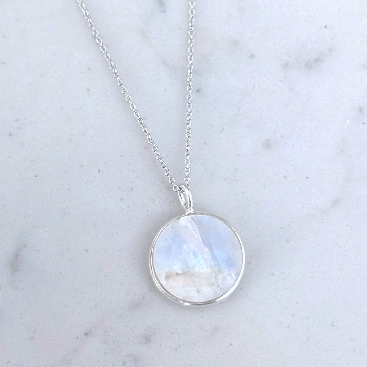 The Circle Moonstone Necklace