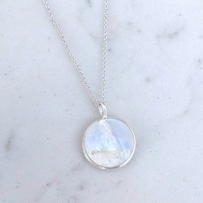 The Circle Moonstone Necklace