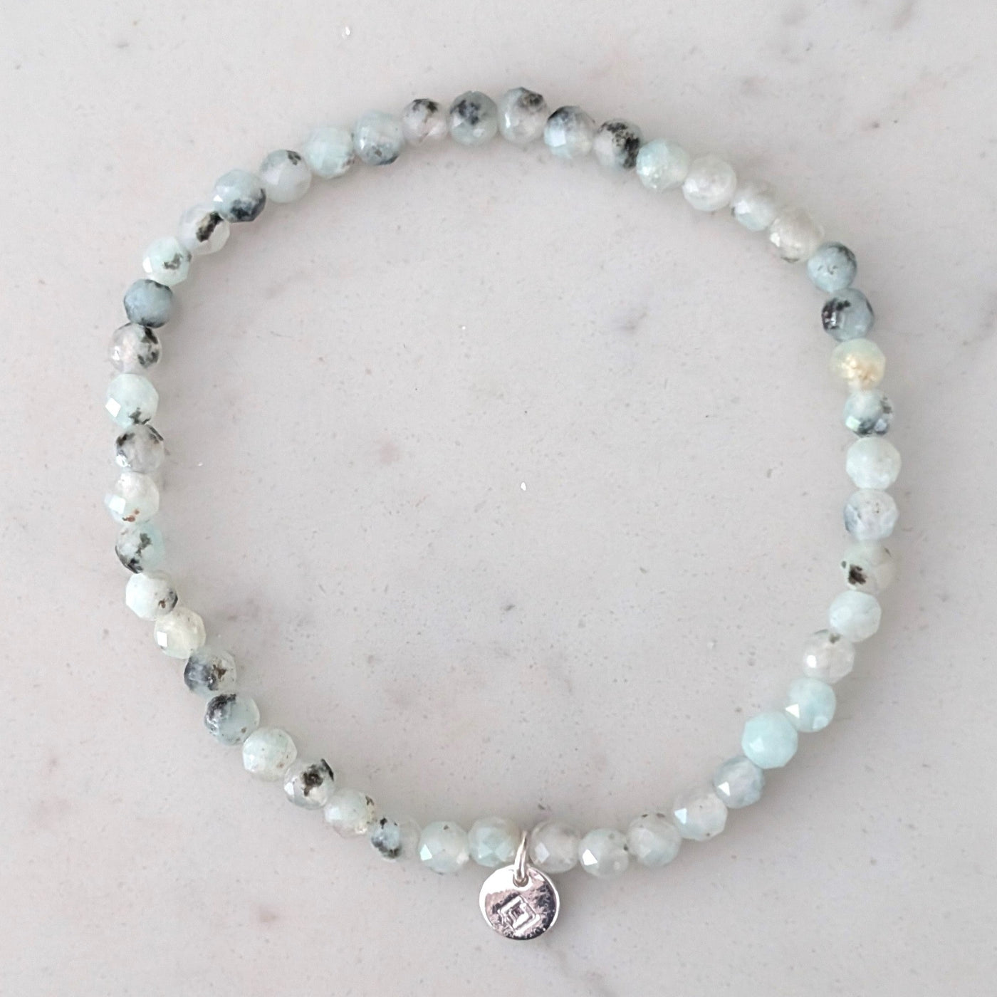 kiwi jasper gemstone bracelet