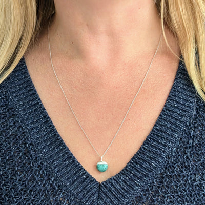 December turquoise birthstone necklace 