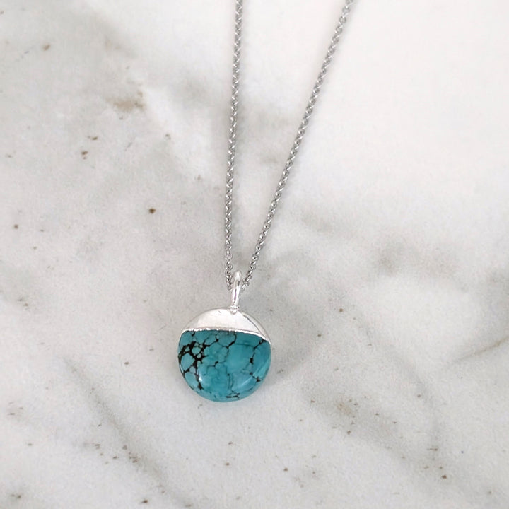 December turquoise birthstone necklace 