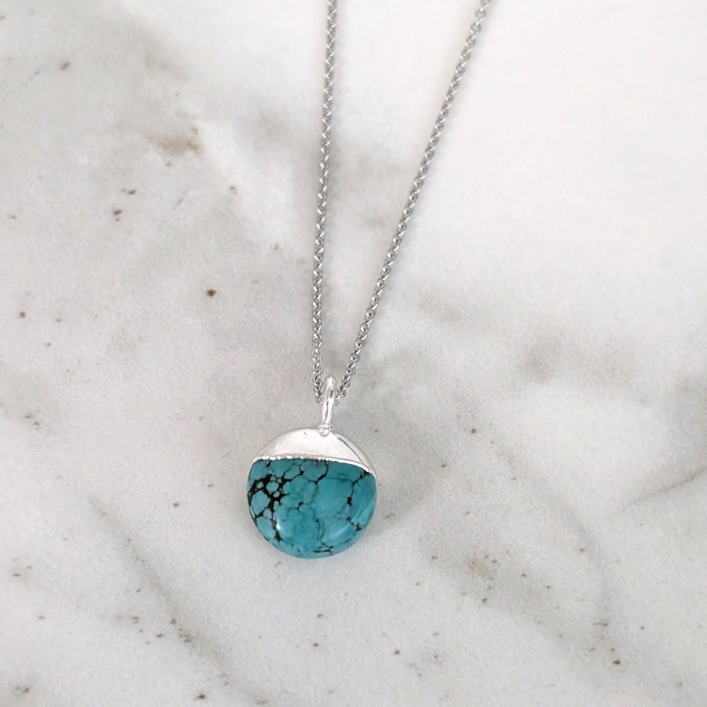 December turquoise birthstone necklace 