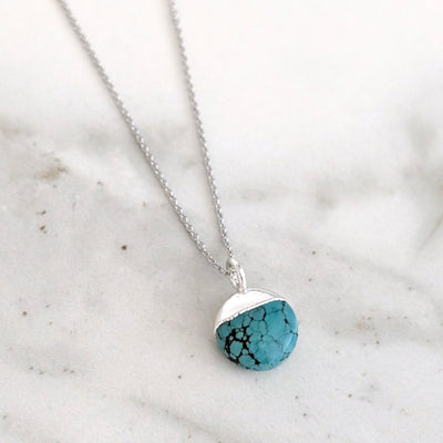 December turquoise birthstone necklace 