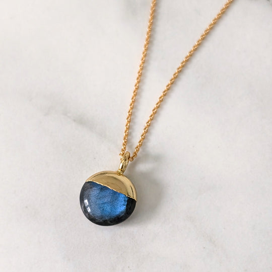 The Orb Labradorite Necklace