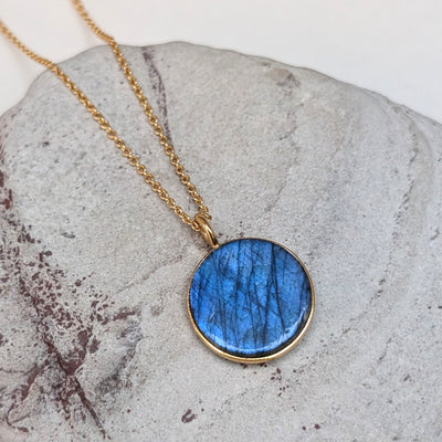 The Circle Labradorite Necklace