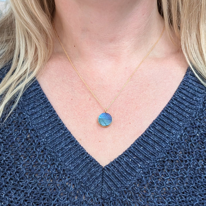 The Circle Labradorite Necklace