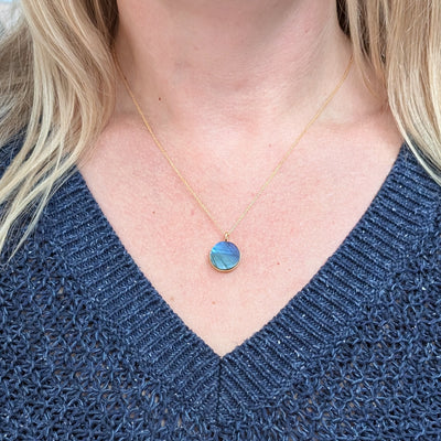 The Circle Labradorite Necklace