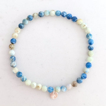K2 Jasper 4mm faceted gemstone bracelet by Lapis London