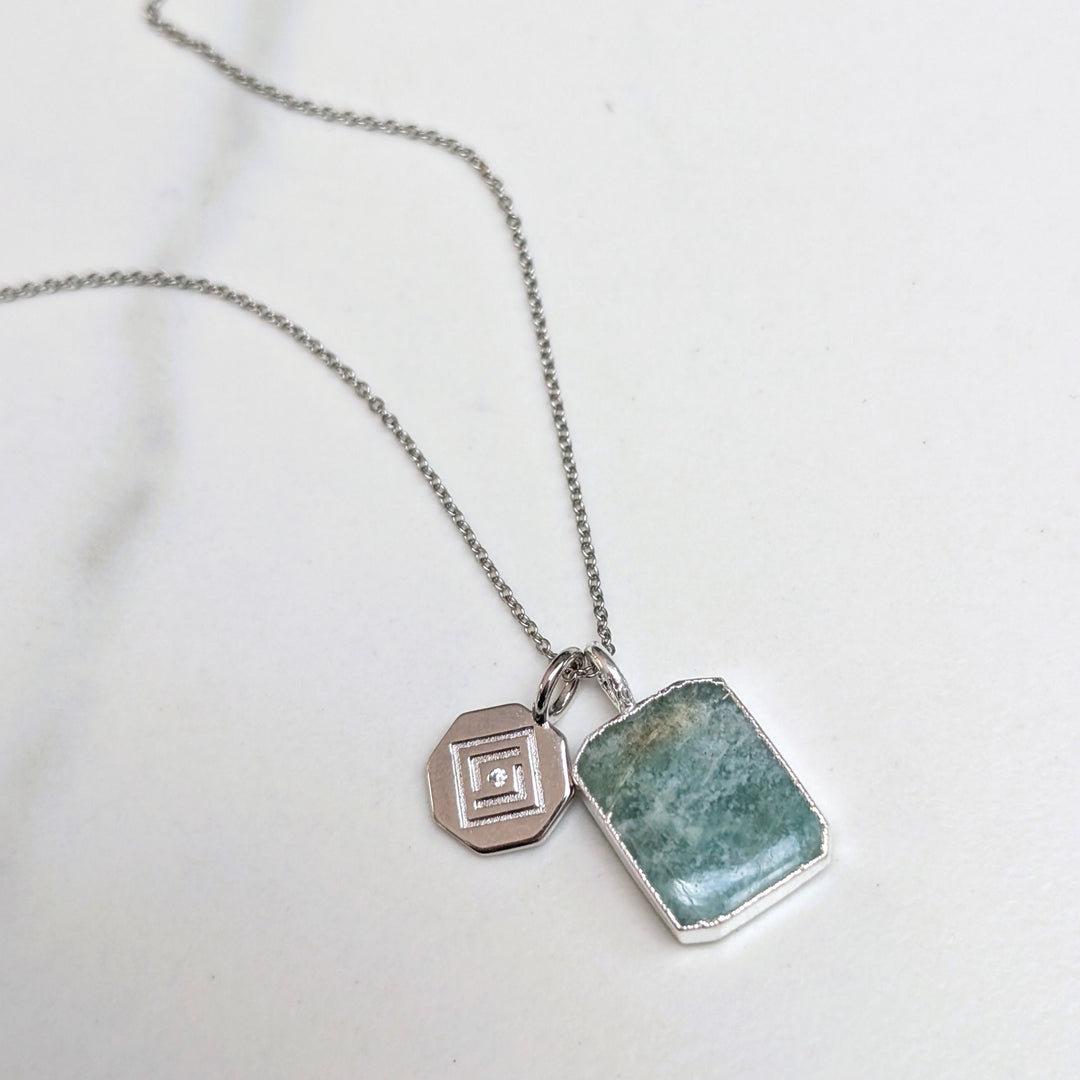 The Duo Amazonite Necklace