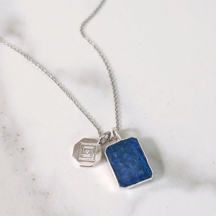 The Duo Lapis Lazuli Necklace