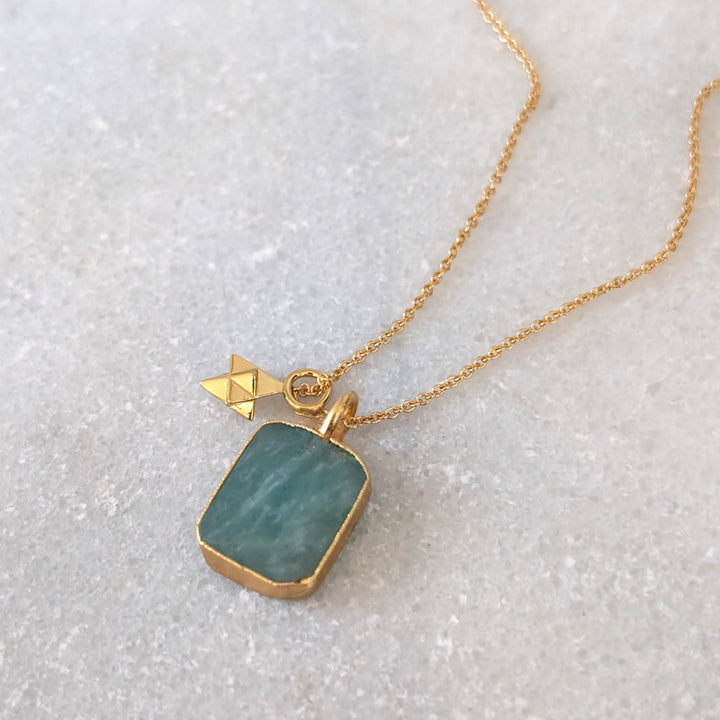 The Duo Amazonite Necklace