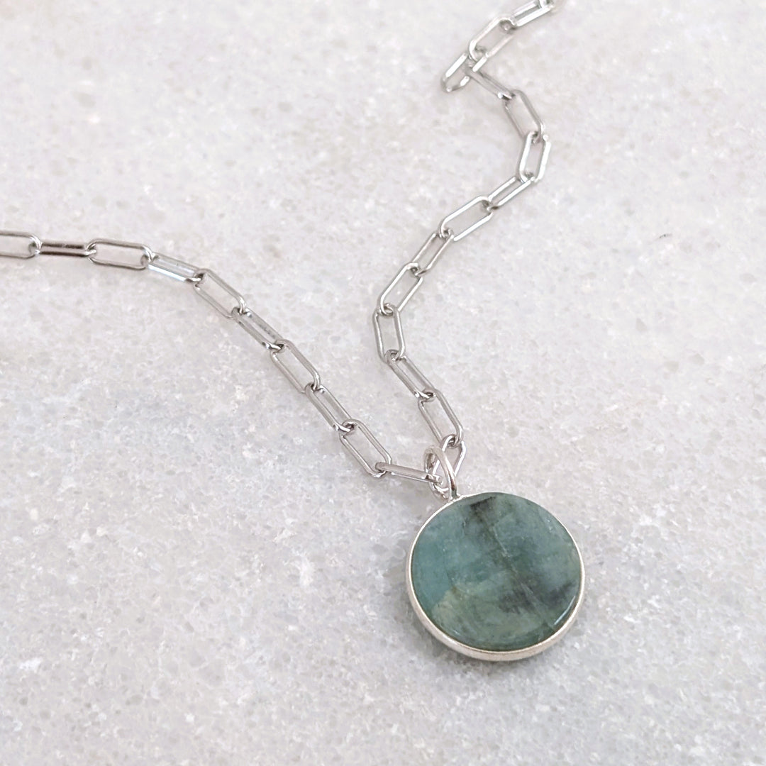 The Circle Emerald Necklace