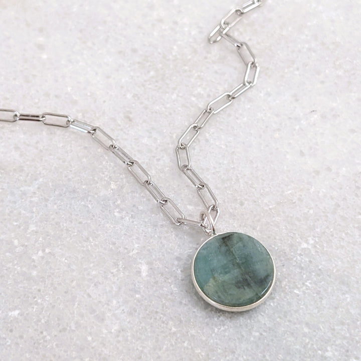 The Circle Emerald Necklace